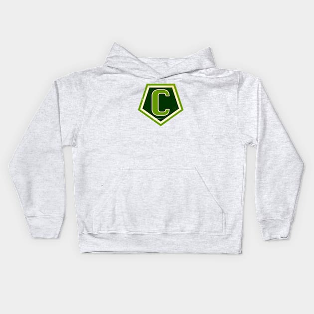 Super C (Rough) Kids Hoodie by Vandalay Industries